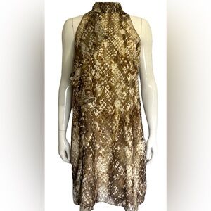 NWT EST.1946 SLEEVELESS WOMEN PRINTED MIDI DRESS SIZE LARGE